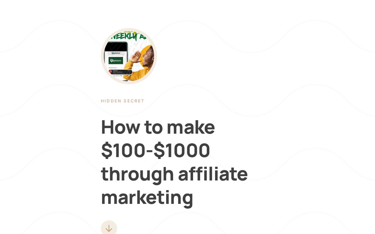 How to earn 100k-200k every week